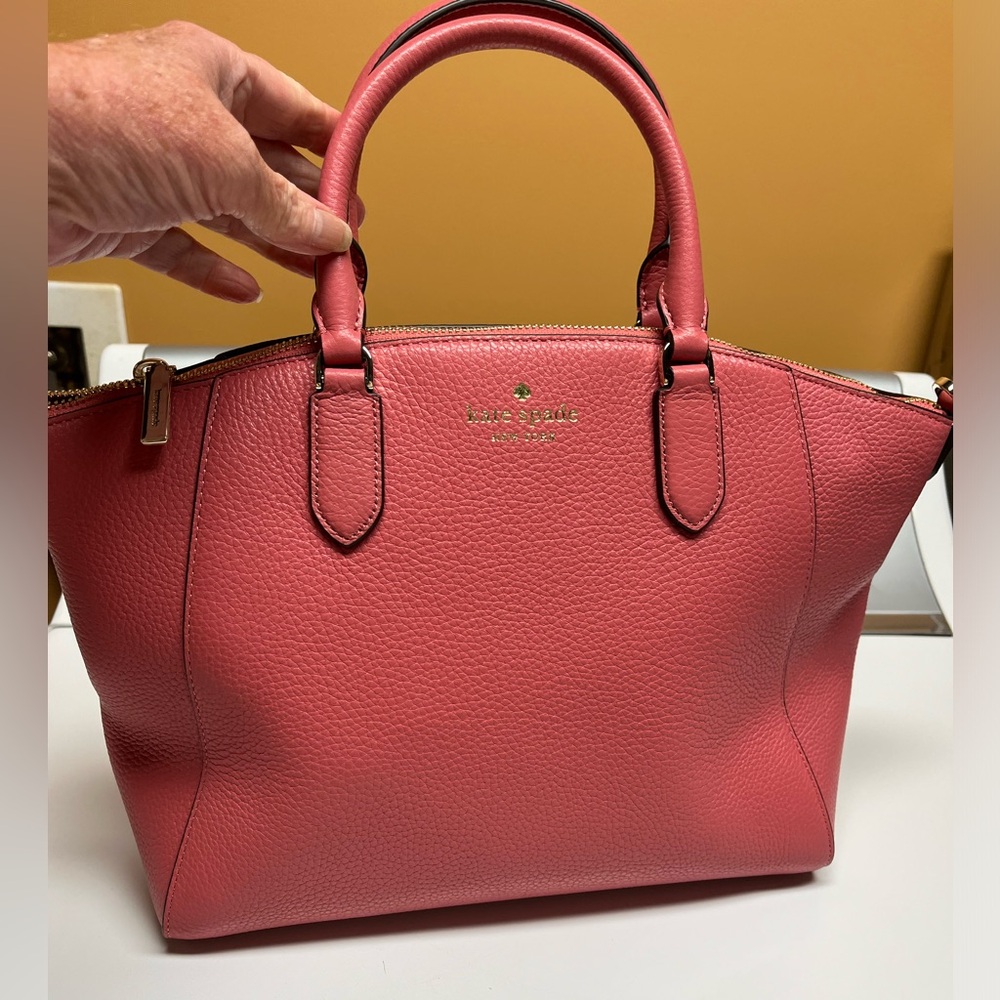Kate Spade leather purse salmon color